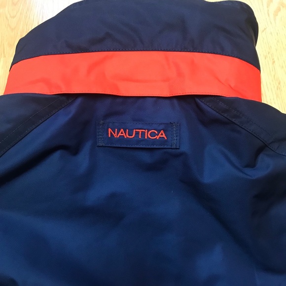 Nautica Navy & Red Rain jacket - Picture 3 of 5